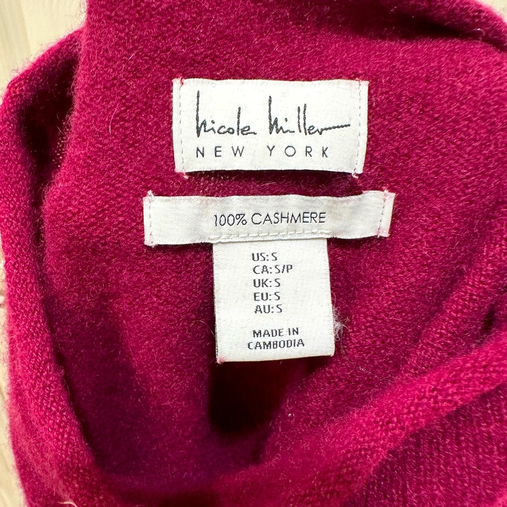Nicole Miller cashmere sweater